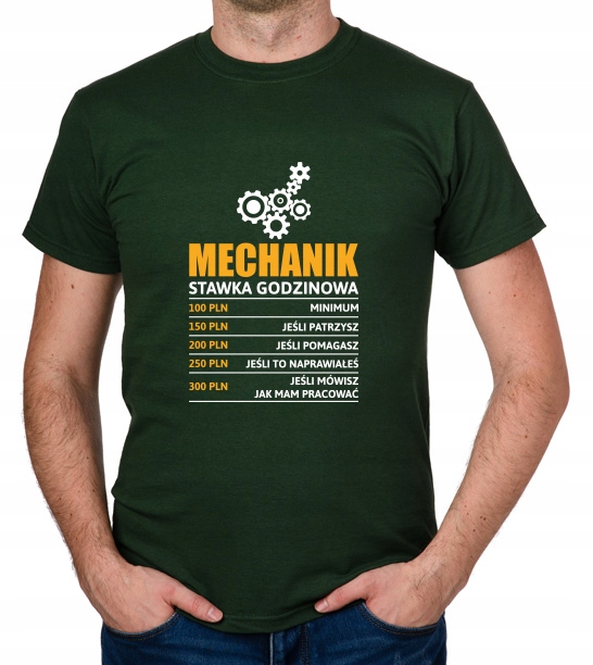 

koszulka Mechanik stawka godzinowa