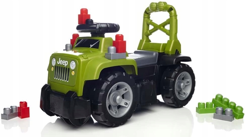 Klocki Bloks First Builders Jeździk Jeep zielony klocki DBL17