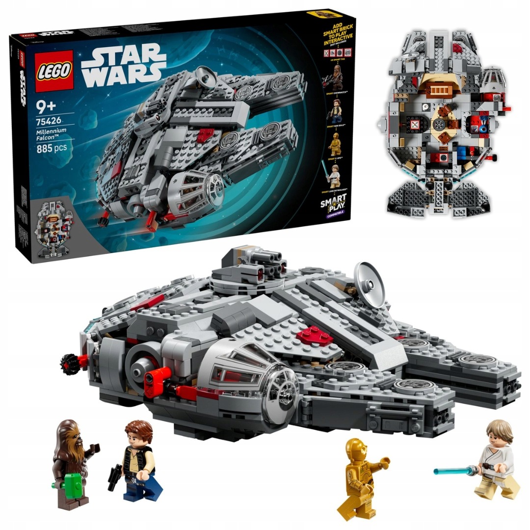 Lego Star Wars 75426 Smart Play Millennium Falcon 885 el. 9+