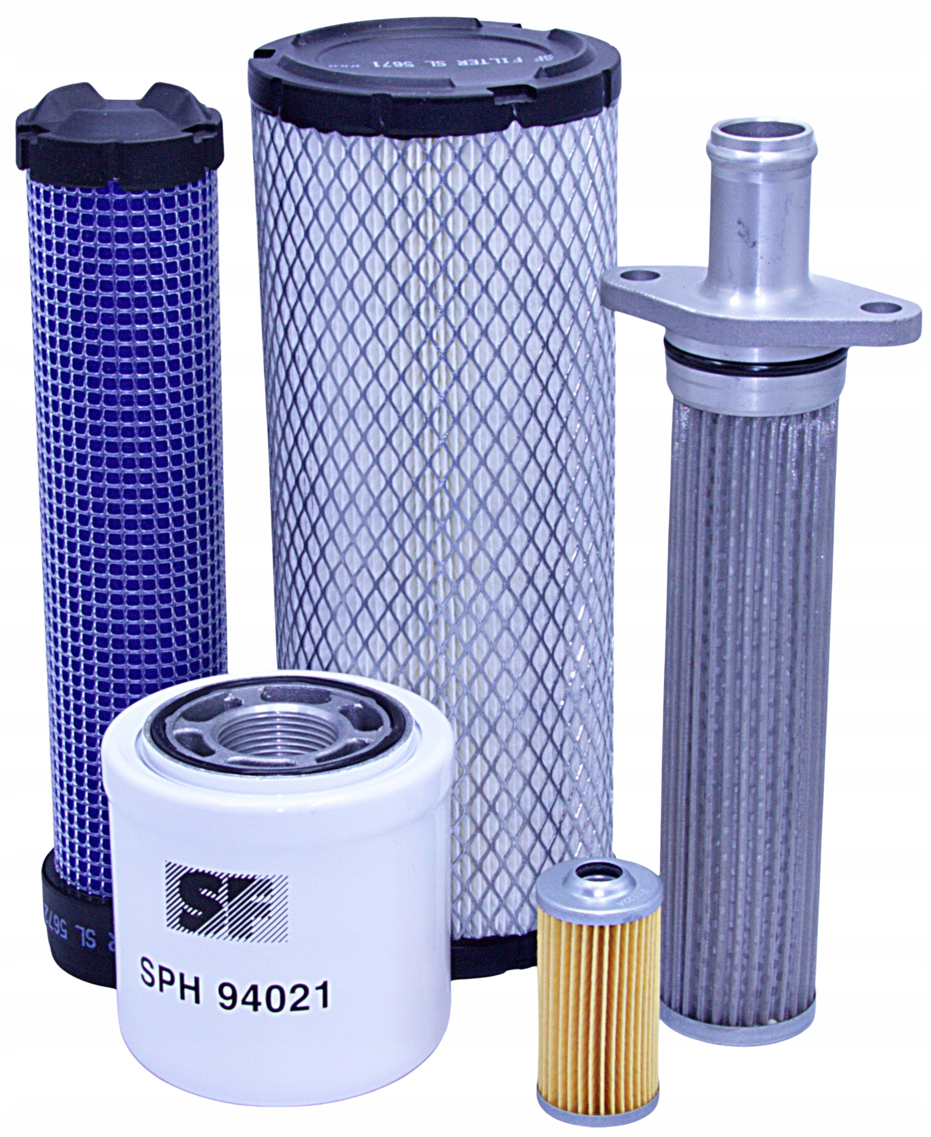 Filtry Tym T 293, T293 – vzduch, olej, palivo, hydraulické – sada.