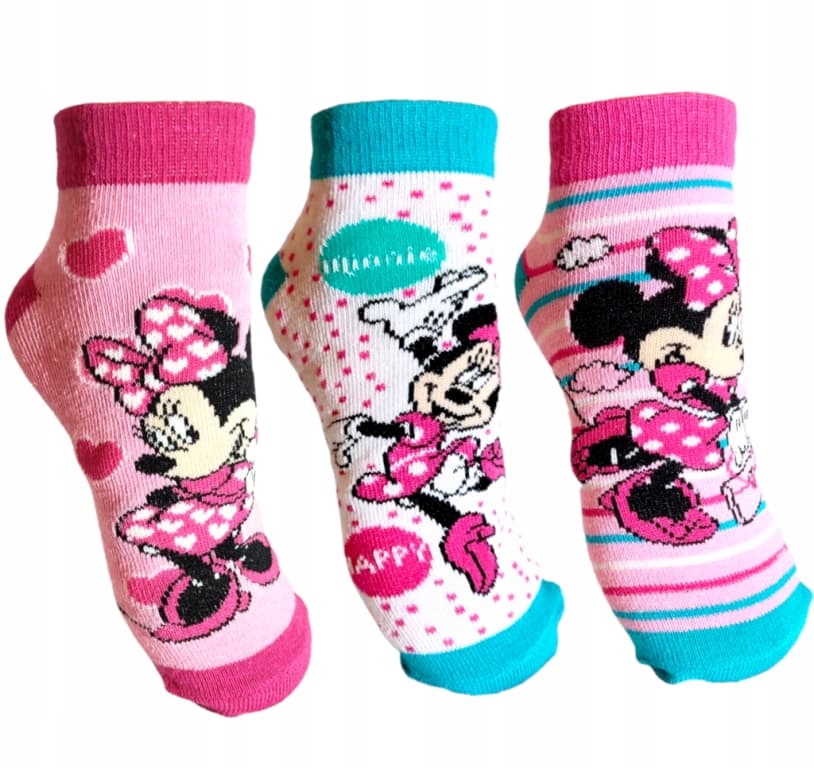 

Skarpetki dziecięce Myszka Minnie 3-pak 27/30