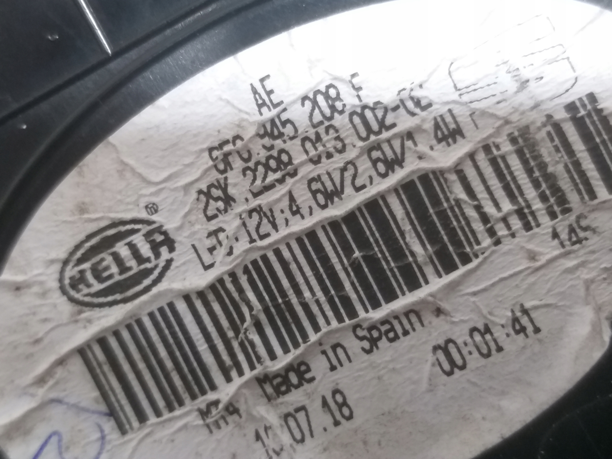 LIGHT REAR PART RIGHT SEAT IBIZA 17- 6F0945208F