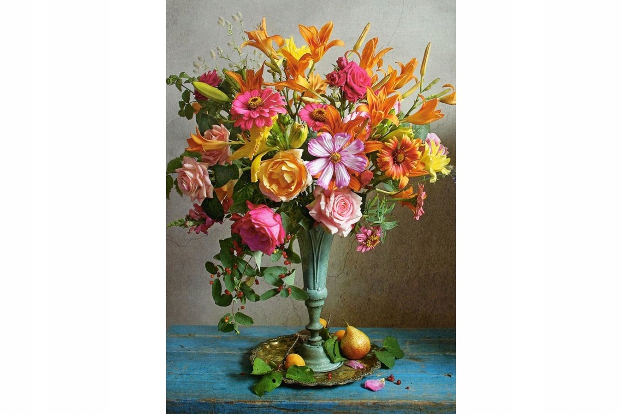 Puzzle 500 el. B-53537 Autumn Flowers Kod producenta -