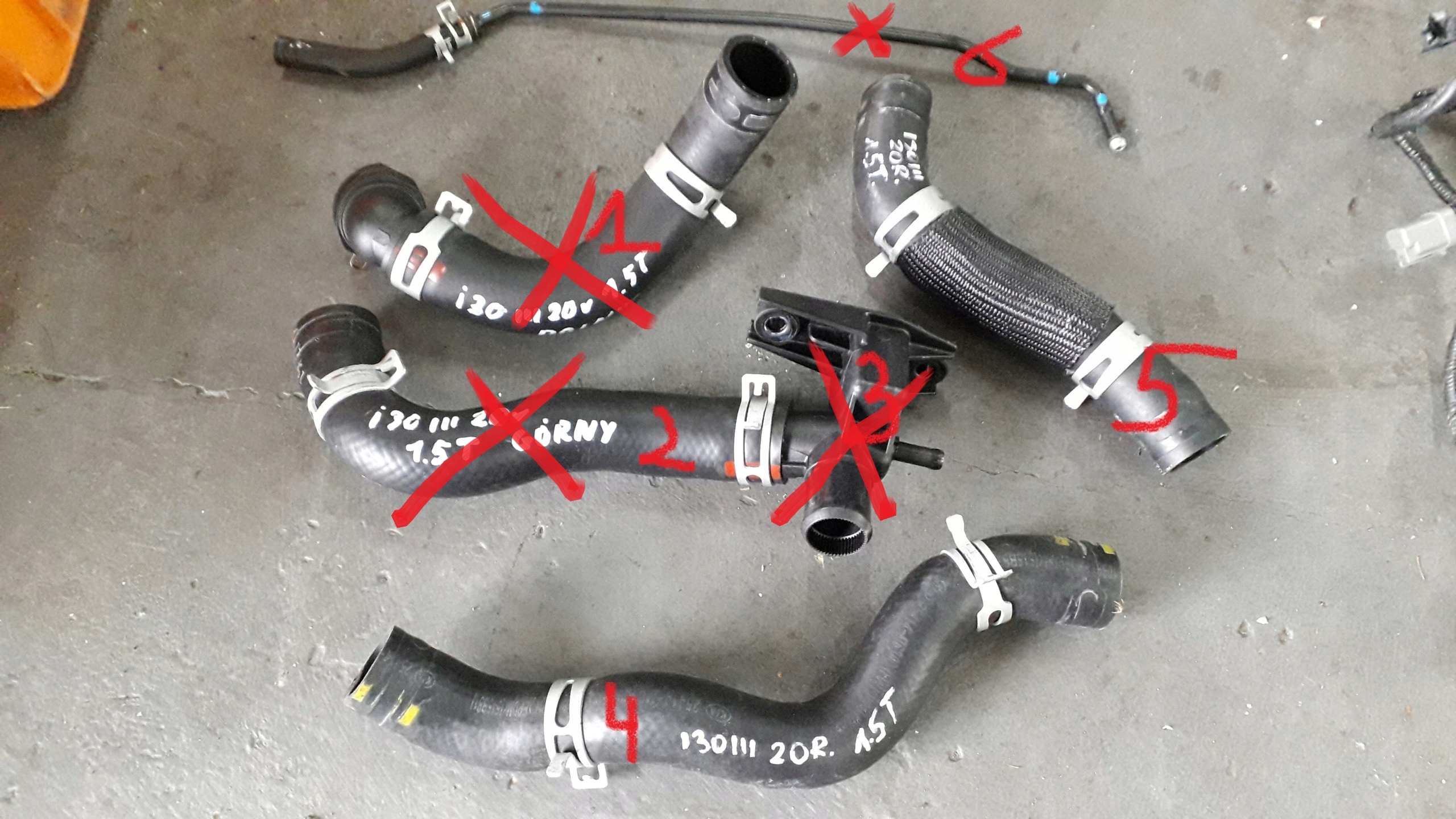 HYUNDAI I30 III KIA CEED ПЕРЕДАТИ 2020-23r 1.5t-GDI ТРУБКА WAZ PRZEWOD