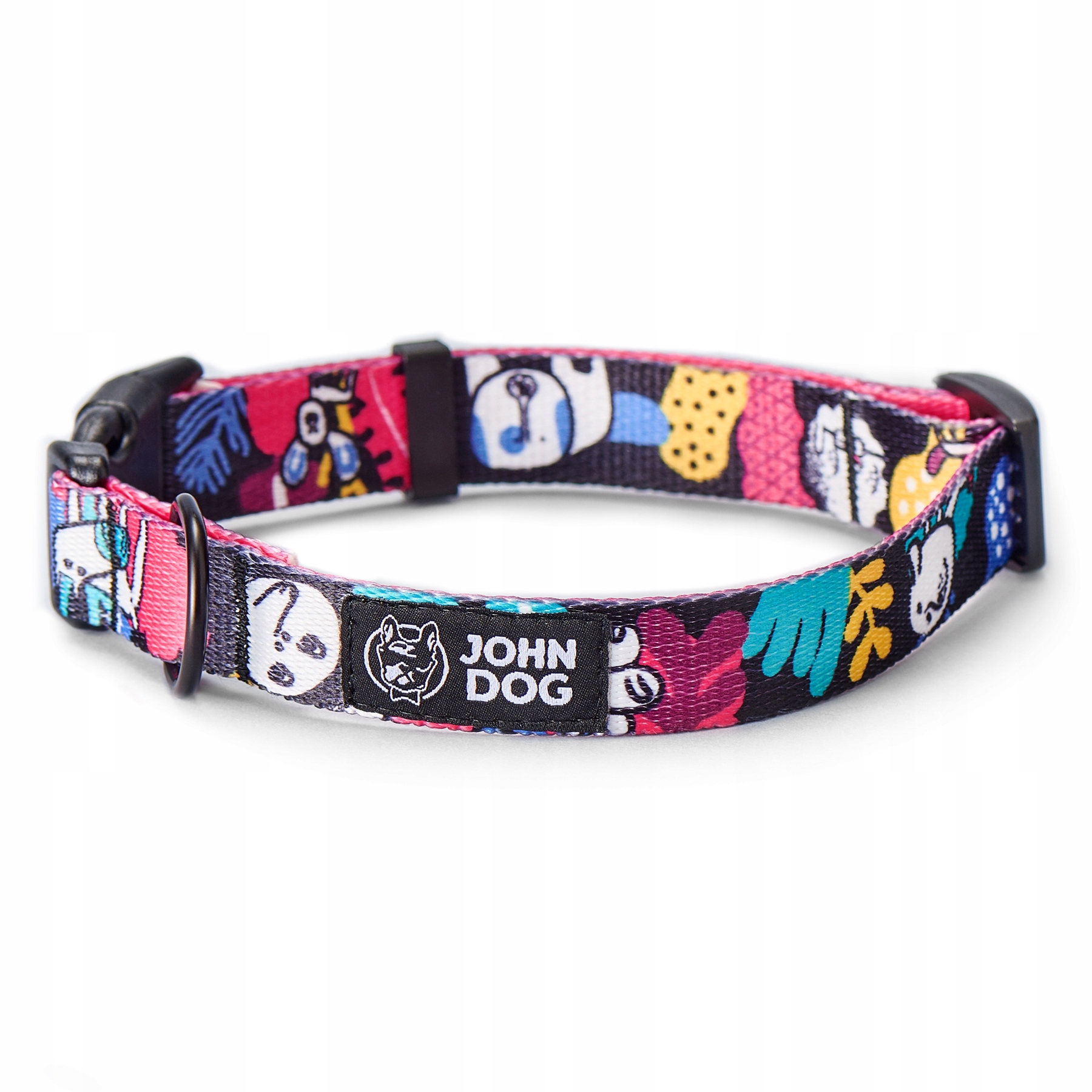 

Obroża dla psa John Dog Barcelona red Xs 20-36cm