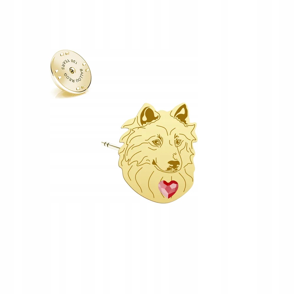Odznak s Thai Bangkaew Dog 925 Šperky Dedikace Bonus