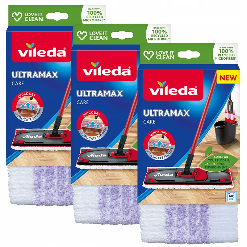 Levně Vložka do mopu Vileda Ultramax Care 3 ks