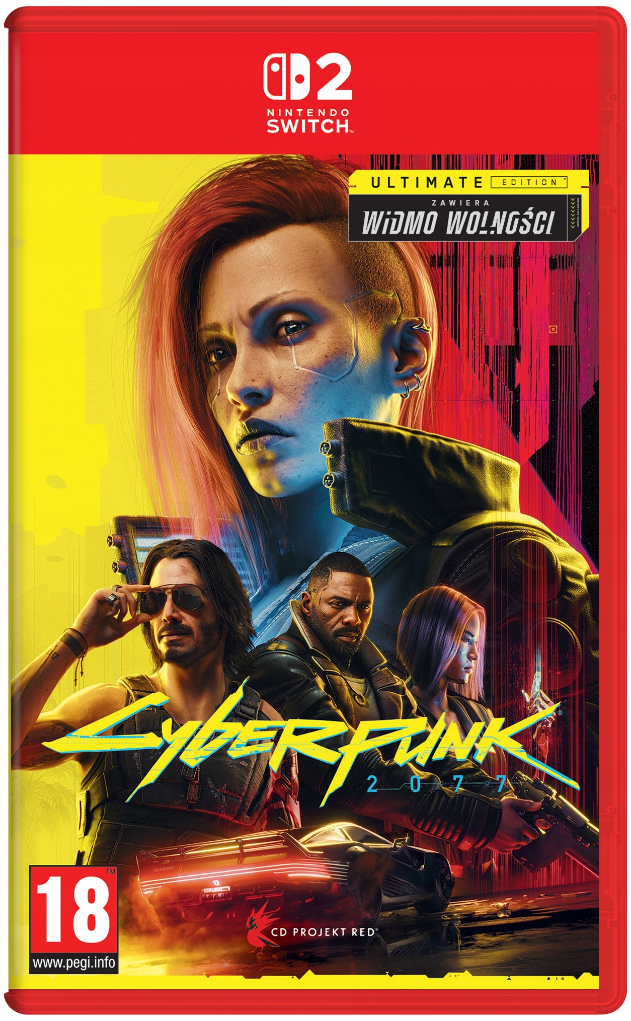 Gra Nintendo Switch 2 Cyberpunk 2077: Ultimate Edition+książka Poradnik