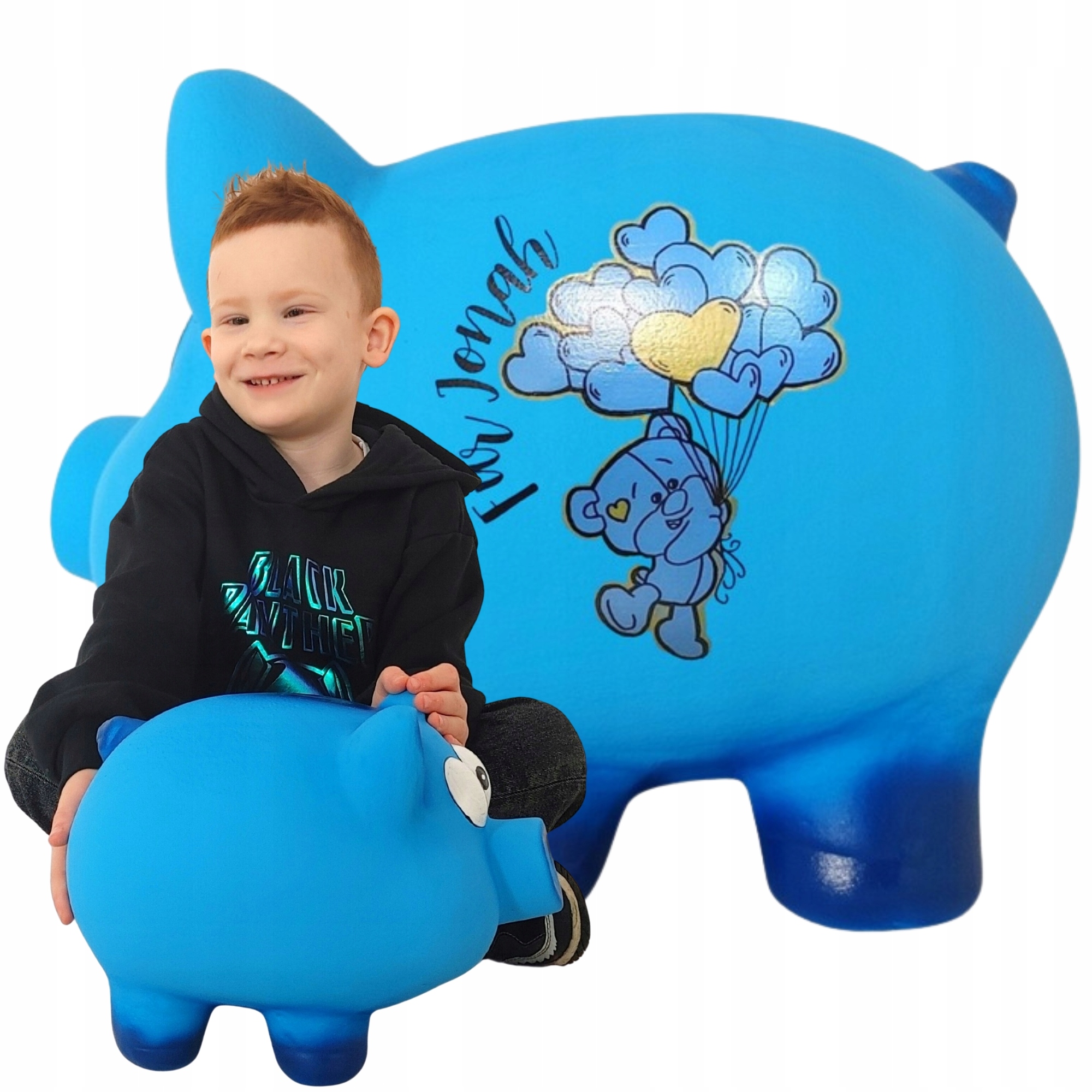 Prasátko pokladnička S Jménem libovolný nápis Text Grafika personalizace Velká