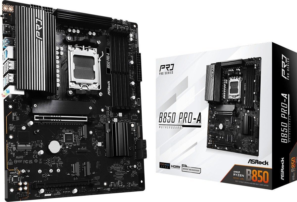 Płyta główna ASrock B850 Pro-A Atx Amd Ryzen AM5 4x DDR5