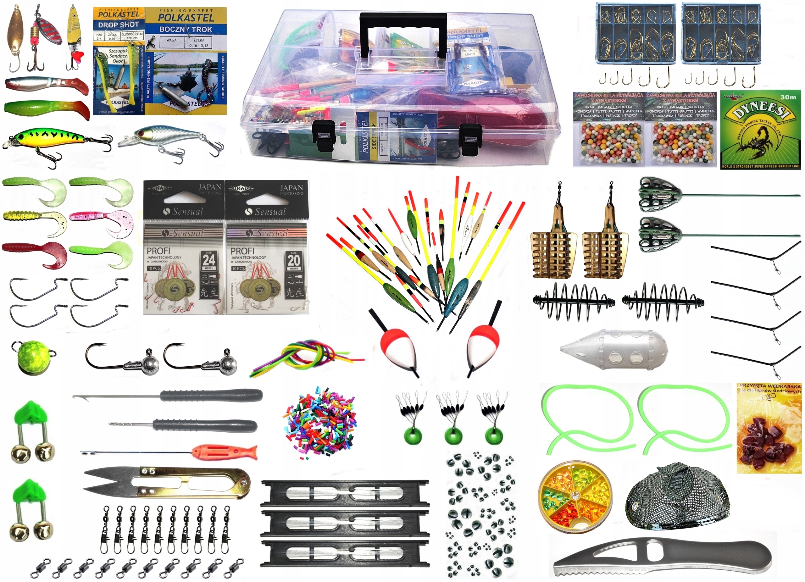 1001 AKCESORIÓW W DUŻEJ SKRZYNCE 40cm. x 28cm.