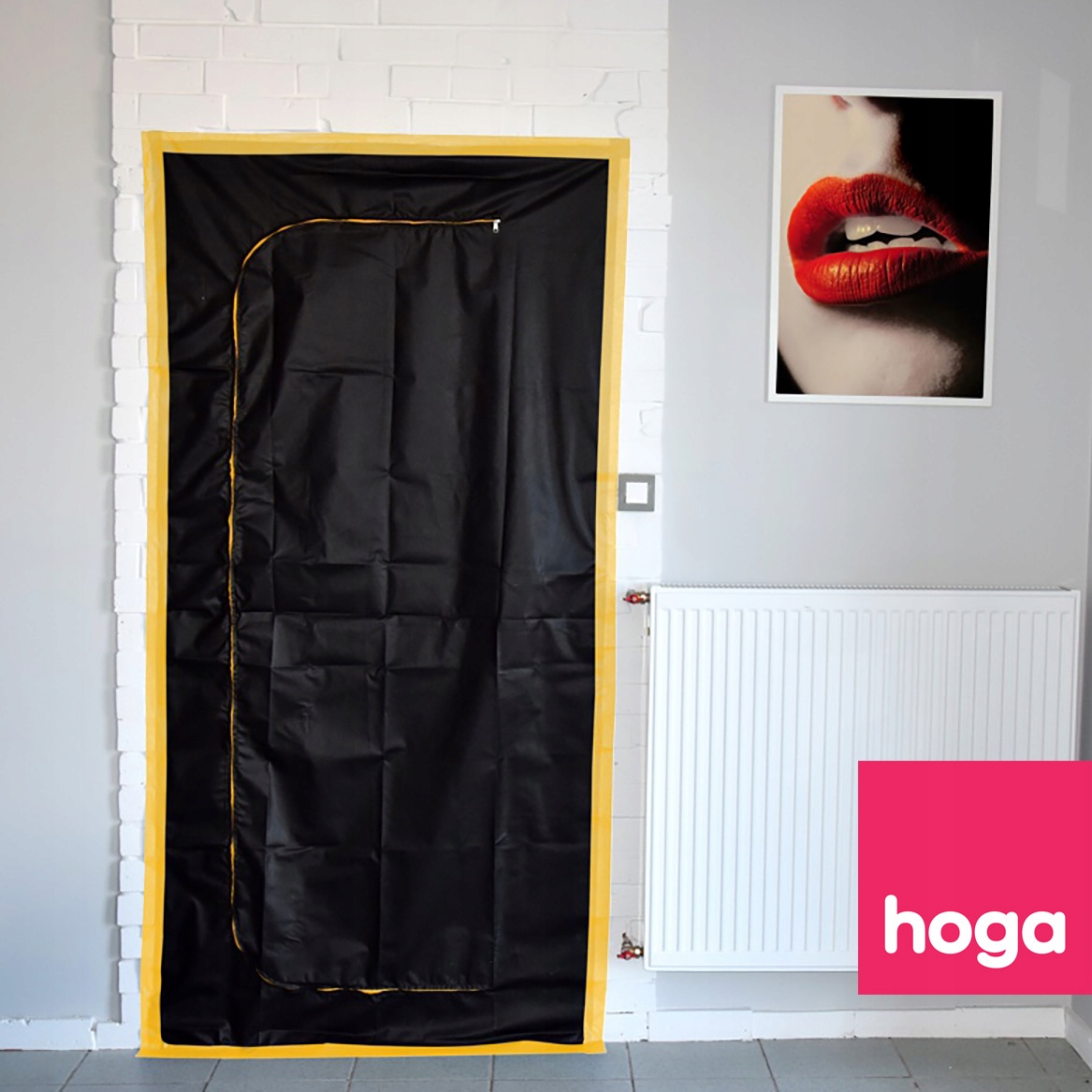 DRZWI REMONTOWE PRZECIWPYŁOWE KURTYNA OSŁONA Z WŁÓKNINY 220x110cm L P 4szt. Stan opakowania oryginalne