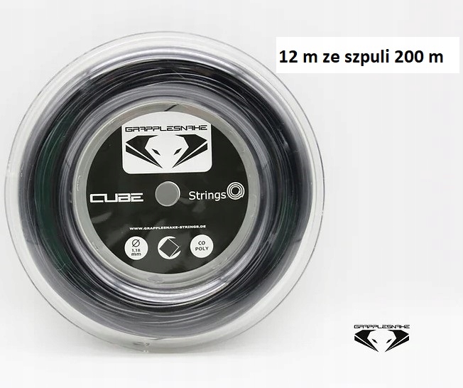 Naciąg tenisowy GRAPPLESNAKE CUBE 12 z 200 m