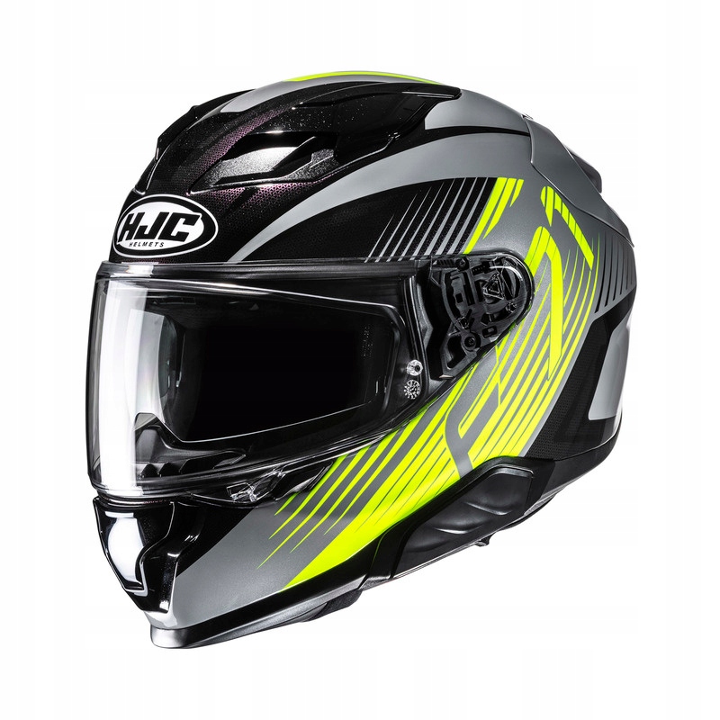 Motocyklová Prilba Hjc F71 Catos Black Yellow M