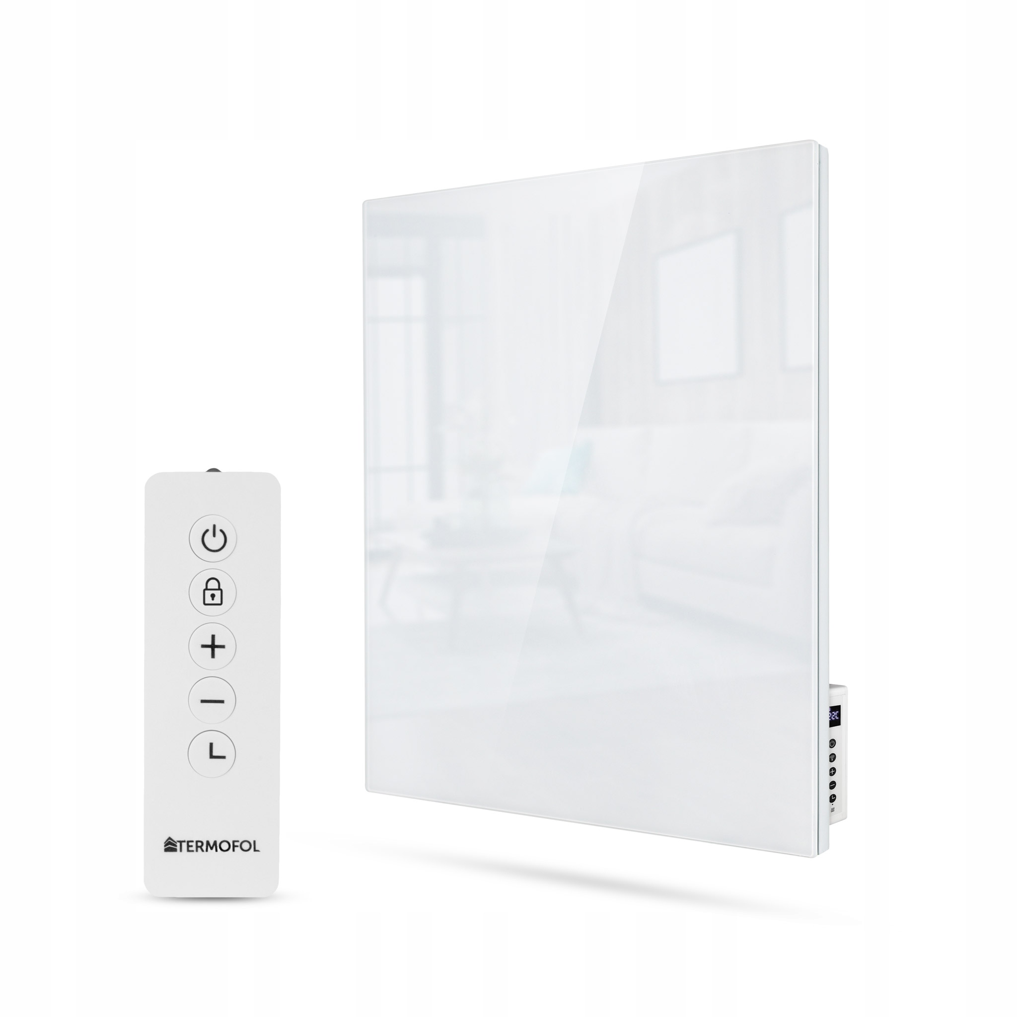 Sklenený infračervený vykurovací panel ovládaný pomocou aplikácie TF-GW350