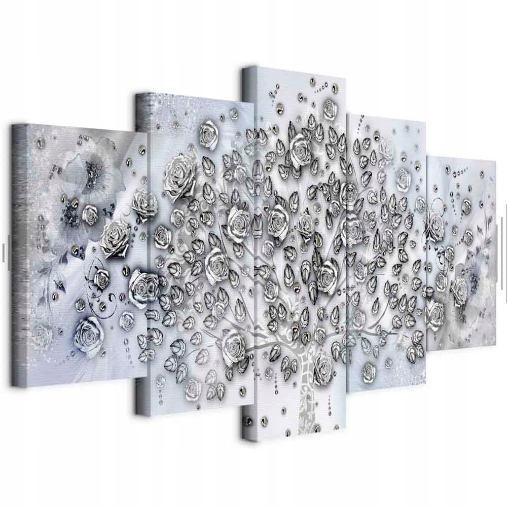 Obraz 5 Dílů Akustický Triptych Odhlučňující Strom Života Glamour 200x100