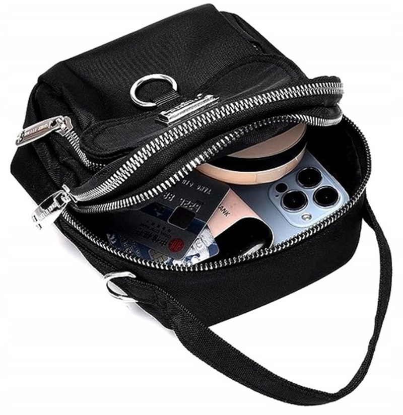 TOREBKA SASZETKA DAMSKA ELEGANCKA NA RAMIĘ WIELOKOMOROWA SUPER JAKOŚĆ ETUI Wielkość mała (nie mieszcząca A4)