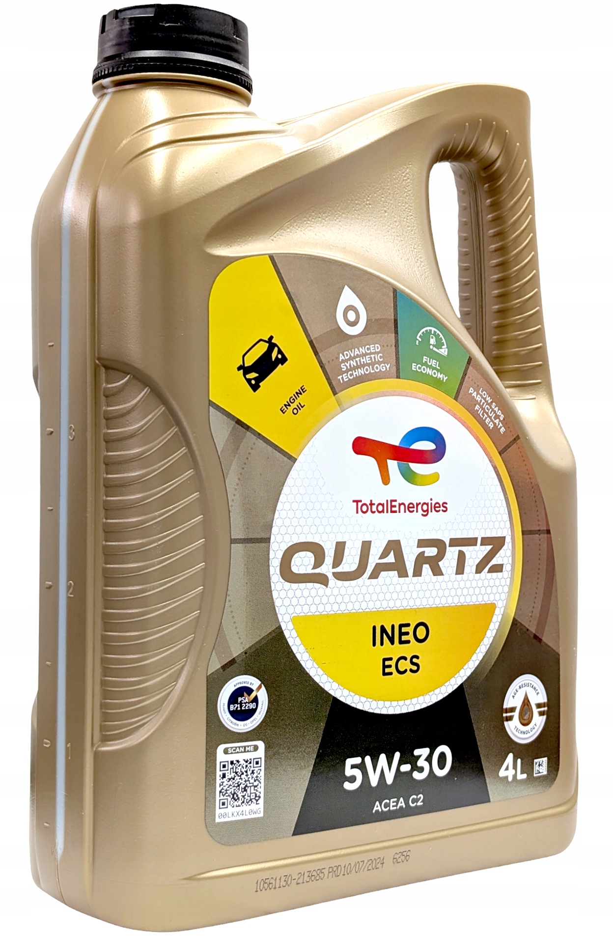 Olej Silnikowy Total Quartz Ineo Ecs C2 5W30 4L