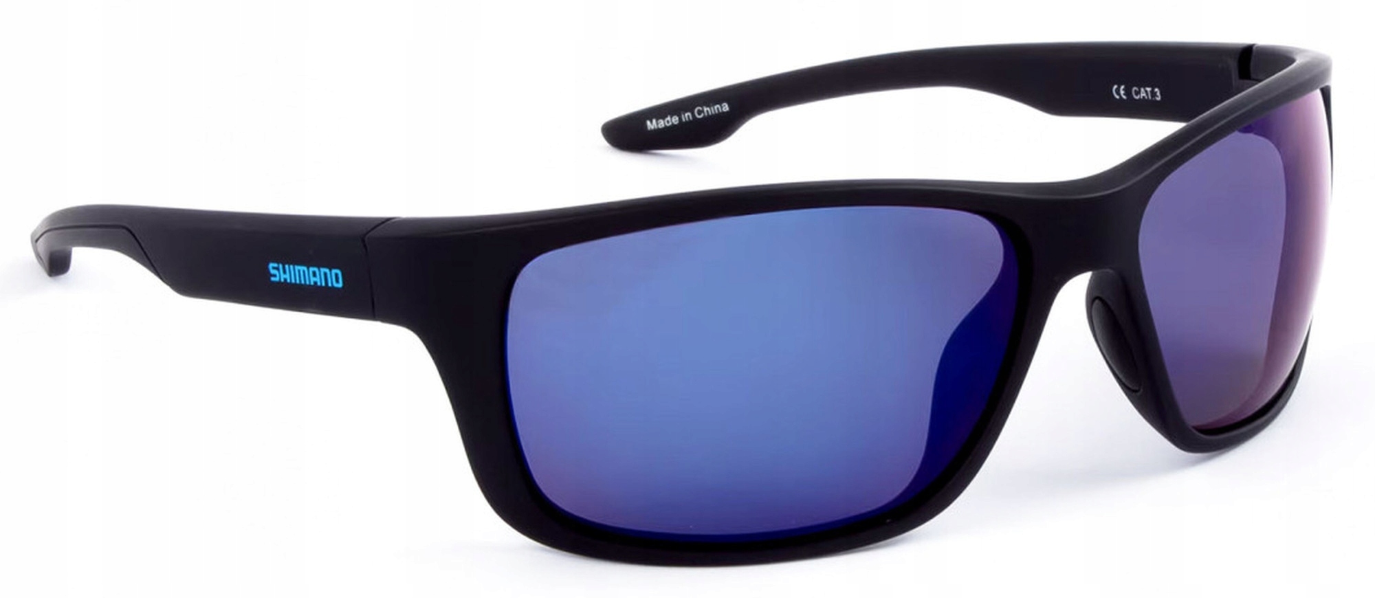 Shimano Polarizační brýle Sunglass Matte Black Blue Mirror