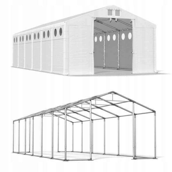 Namiot Ogrodowy 4x12m [2,5m] Eventowy Das 620 W