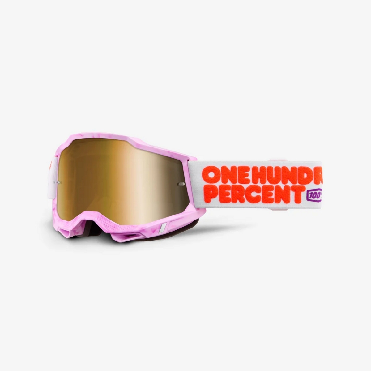 100 % Okuliare Accuri 2 Hundreds Mirror True Gold Lens Farba Ružová/