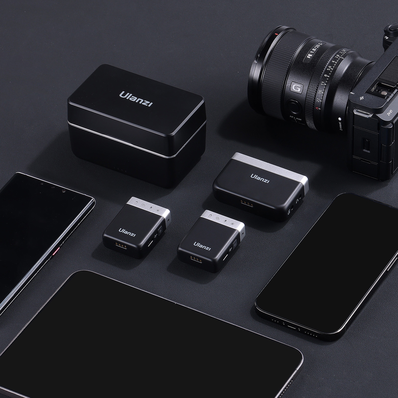 Mikrofony Bezprzewodowe ULANZI AM18 Krawatowy Rejestrator Dźwięku do Kamery Informacje o bezpieczeństwie CE