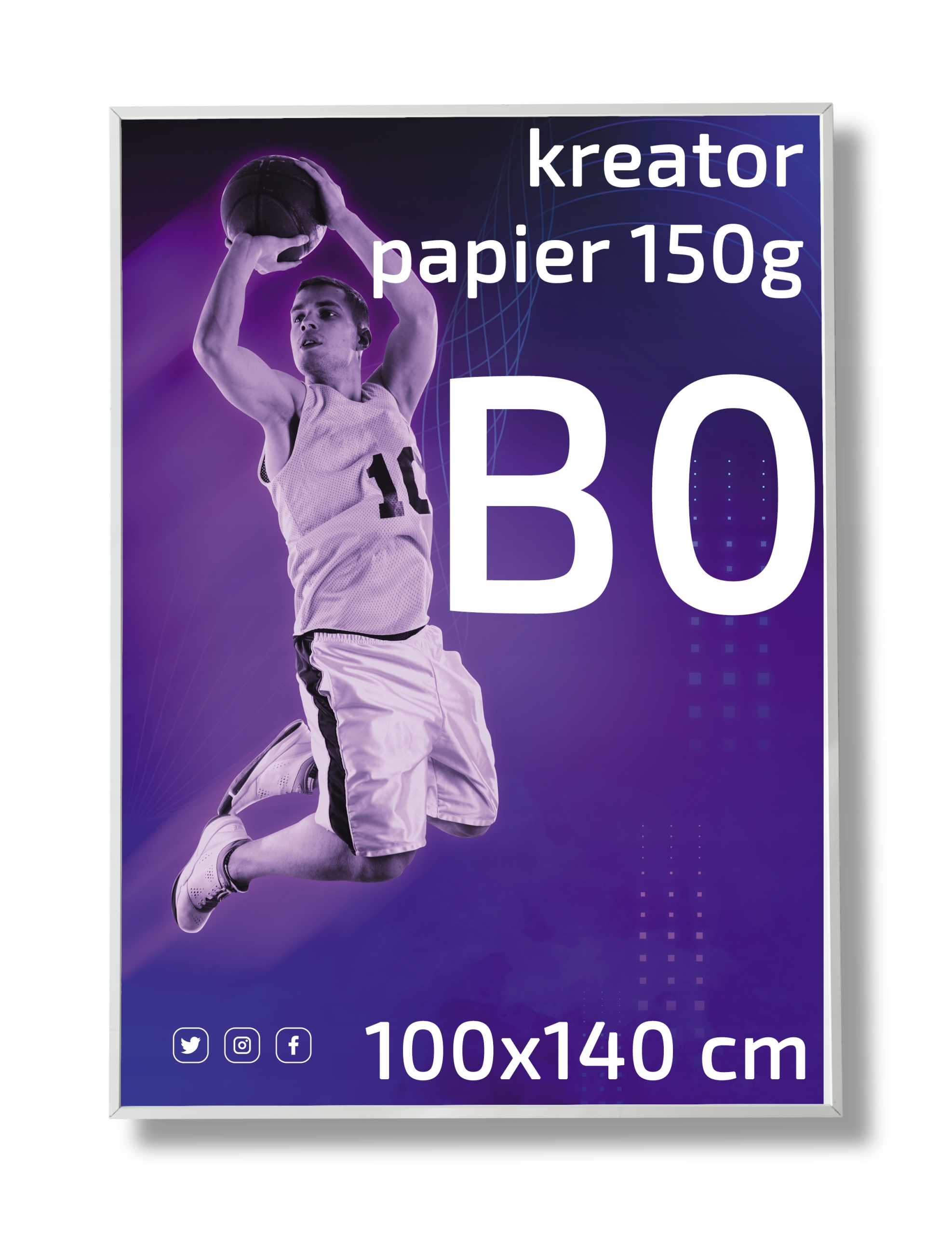 PLAKAT PLAKATY B0 100x140 cm PAPIER 150G KREATOR