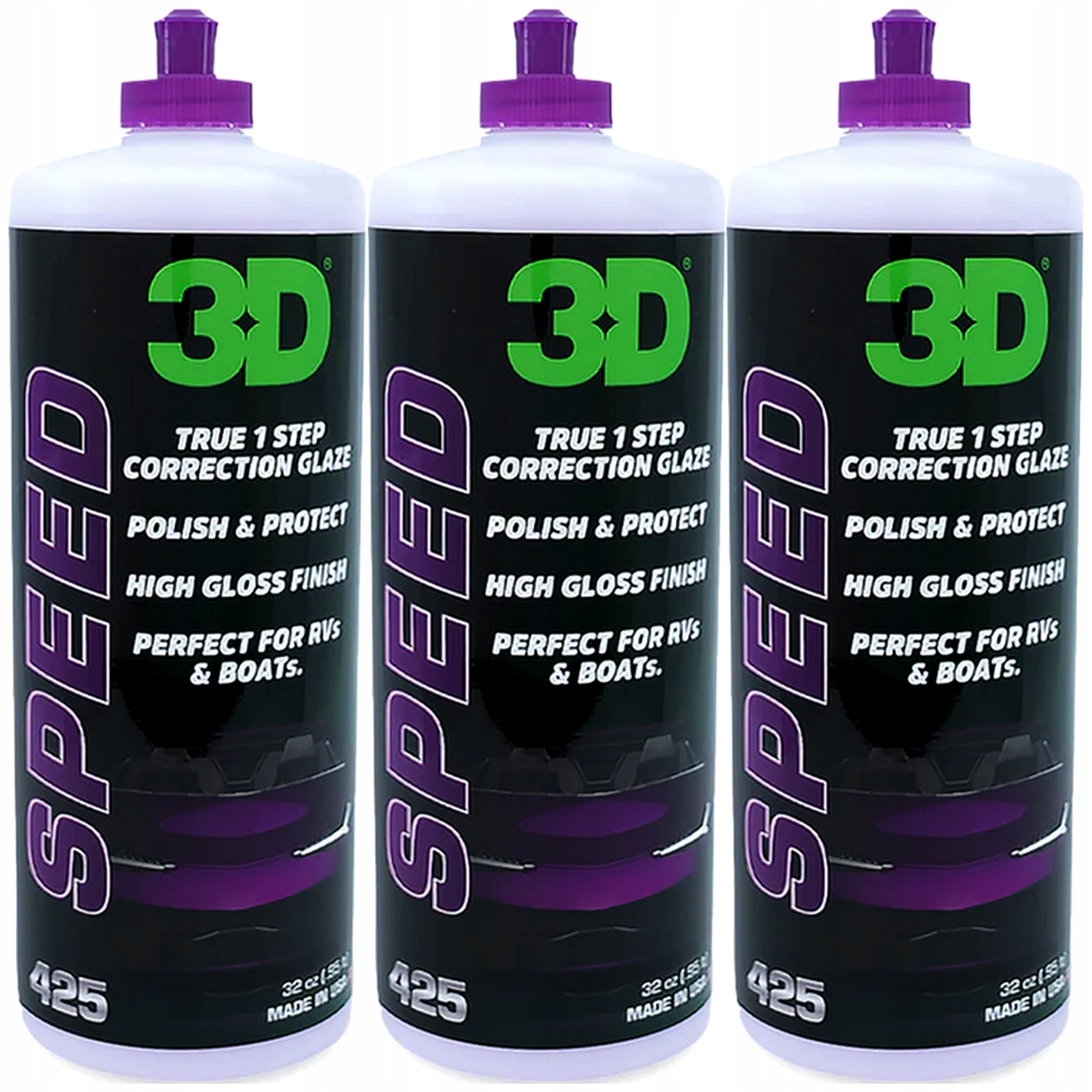 Pasta polerska 3D 425 Speed All In 1 One Step 3 x 946ml