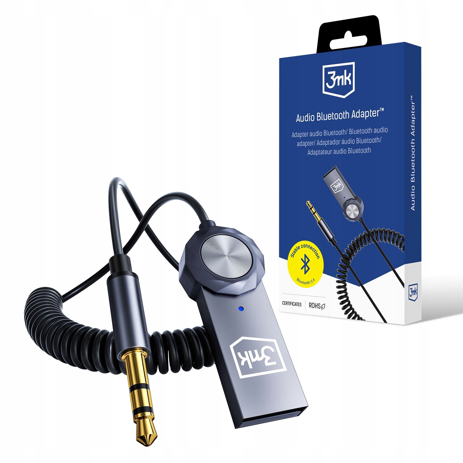 Transmiter 3mk Audio Bluetooth Adapter™ Bluetooth 5. 4 z mikrofonem