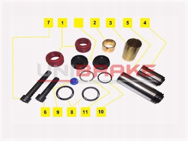 Sada.napr.zapínáku Ham.bpw TSB3709,4309,12 Vodítka+pojistka Svorky Výrobce