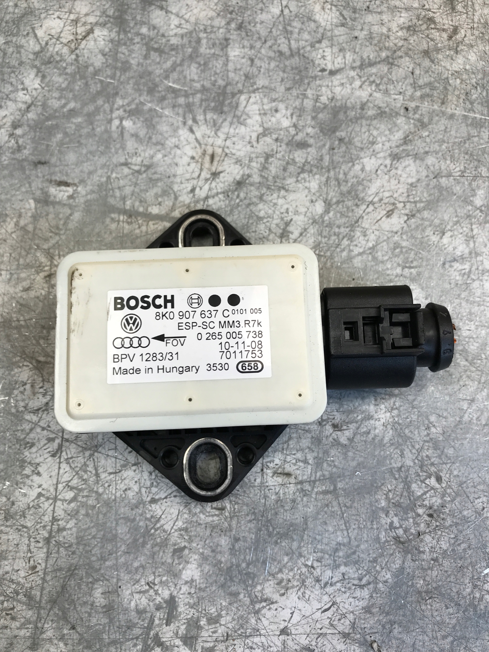 Sensor ESP AUDI A4 B8 8K0907637C