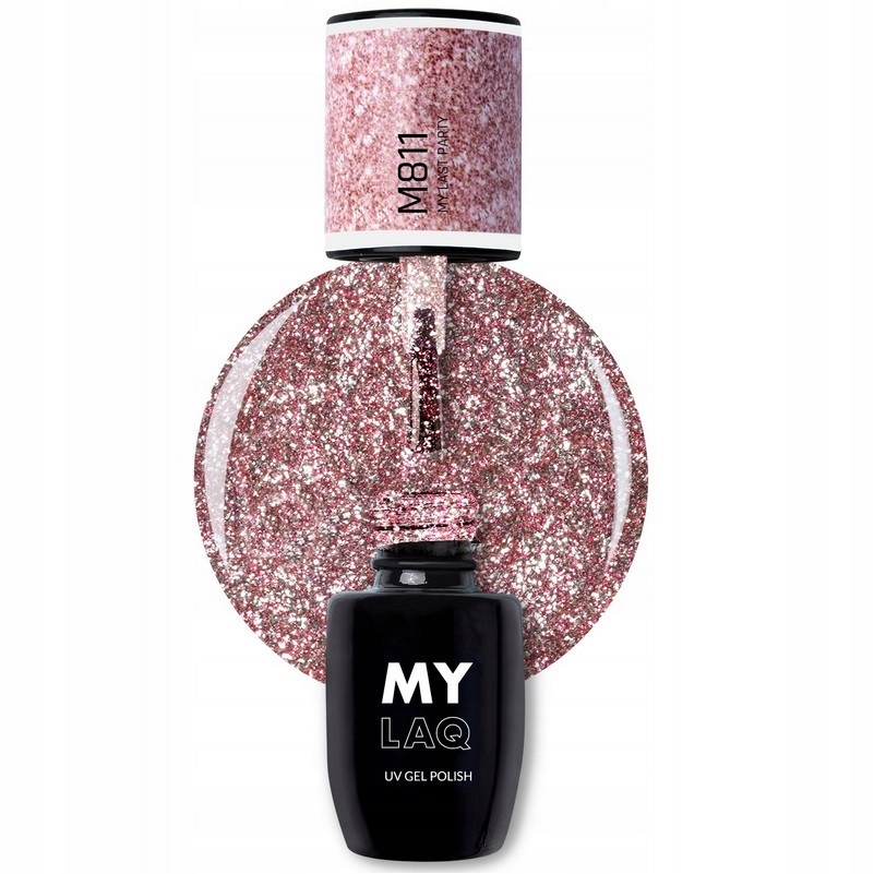 

Mylaq Lakier hybrydowy M811 Last Party Różowy