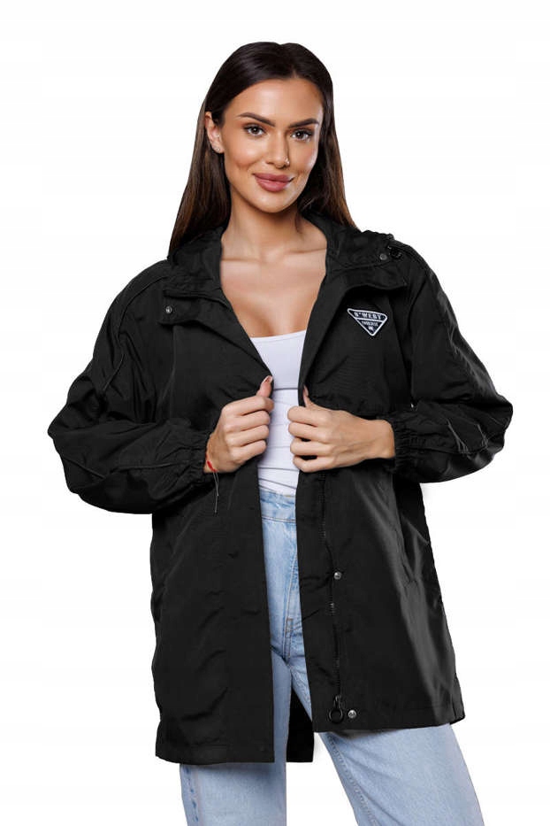 Bunda S S Kapucí B8119 Černá S (36)