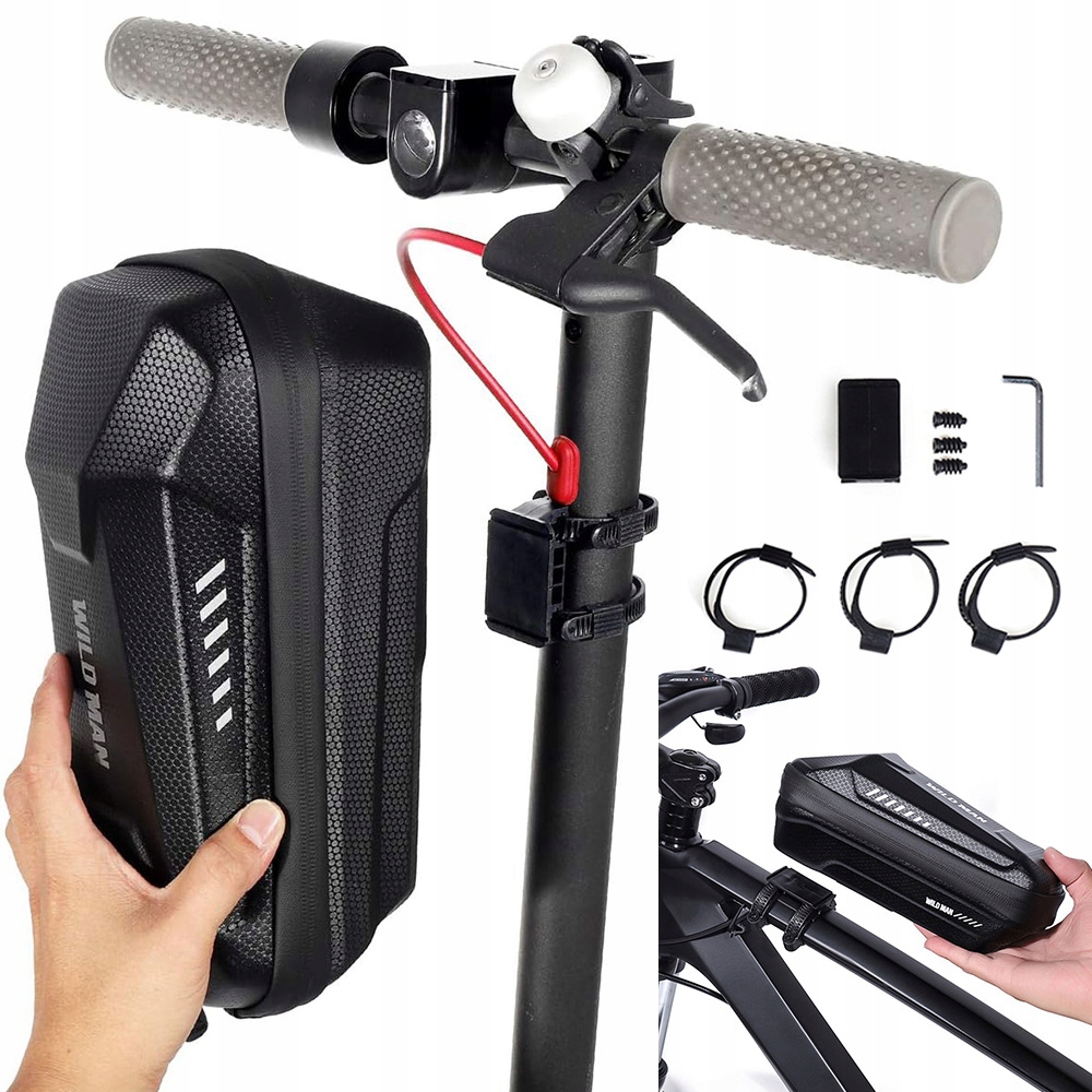 Torba Na Hulajnogę Sakwa Na Kierownicę Wodoodporna Usztywniana 4L