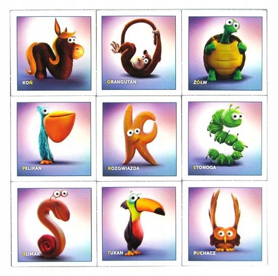 GRA PAMIĘCIOWA MEMORY MEMO ABC TVP zwierzątka Marka Tactic