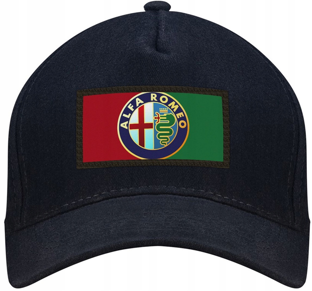 Czapka z daszkiem z naszywką Alfa Romeo