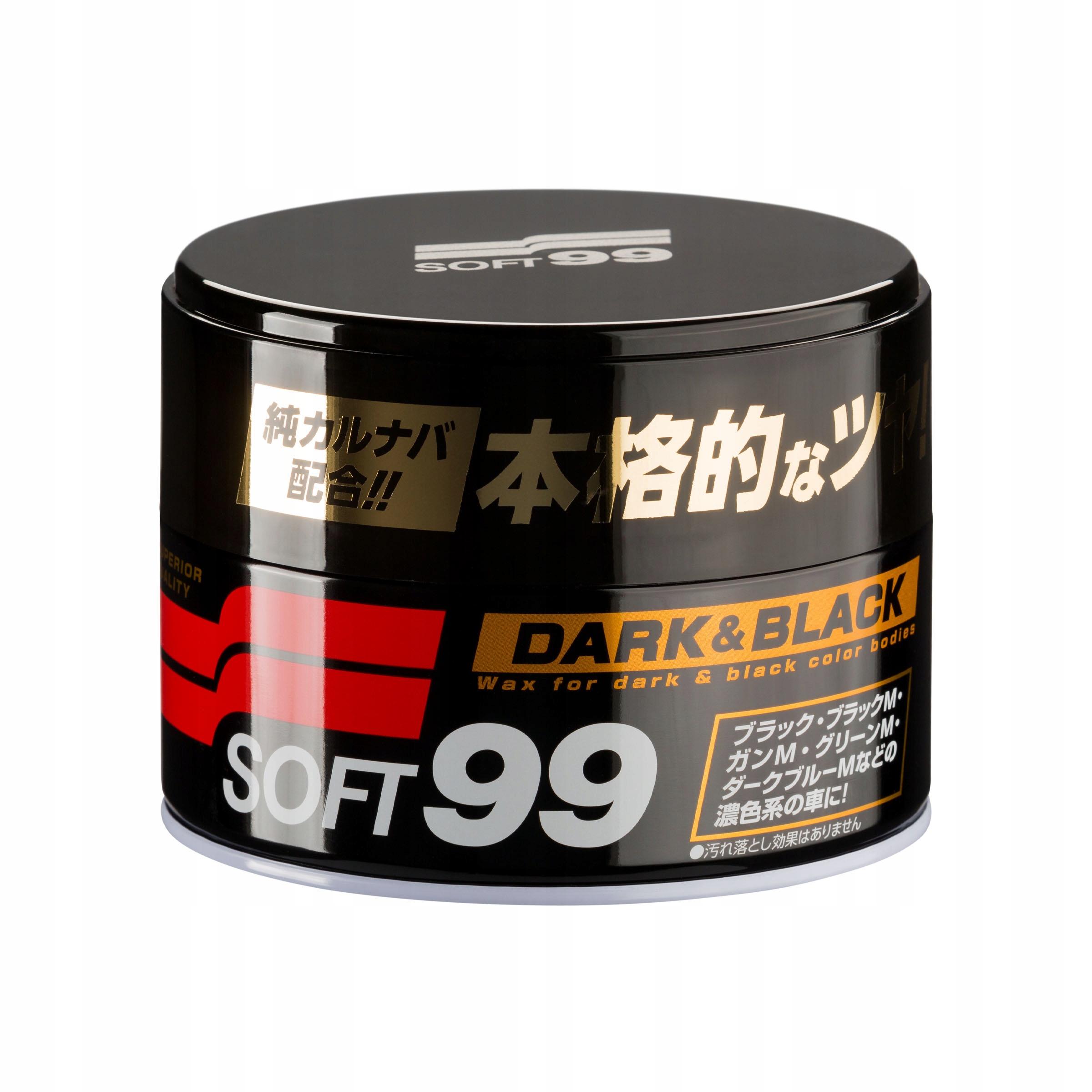 SOFT99 _ DARK & BLACK 300G NATURALNY WOSK SAMOCHODOWY DO CIEMNYCH LAKIERÓW