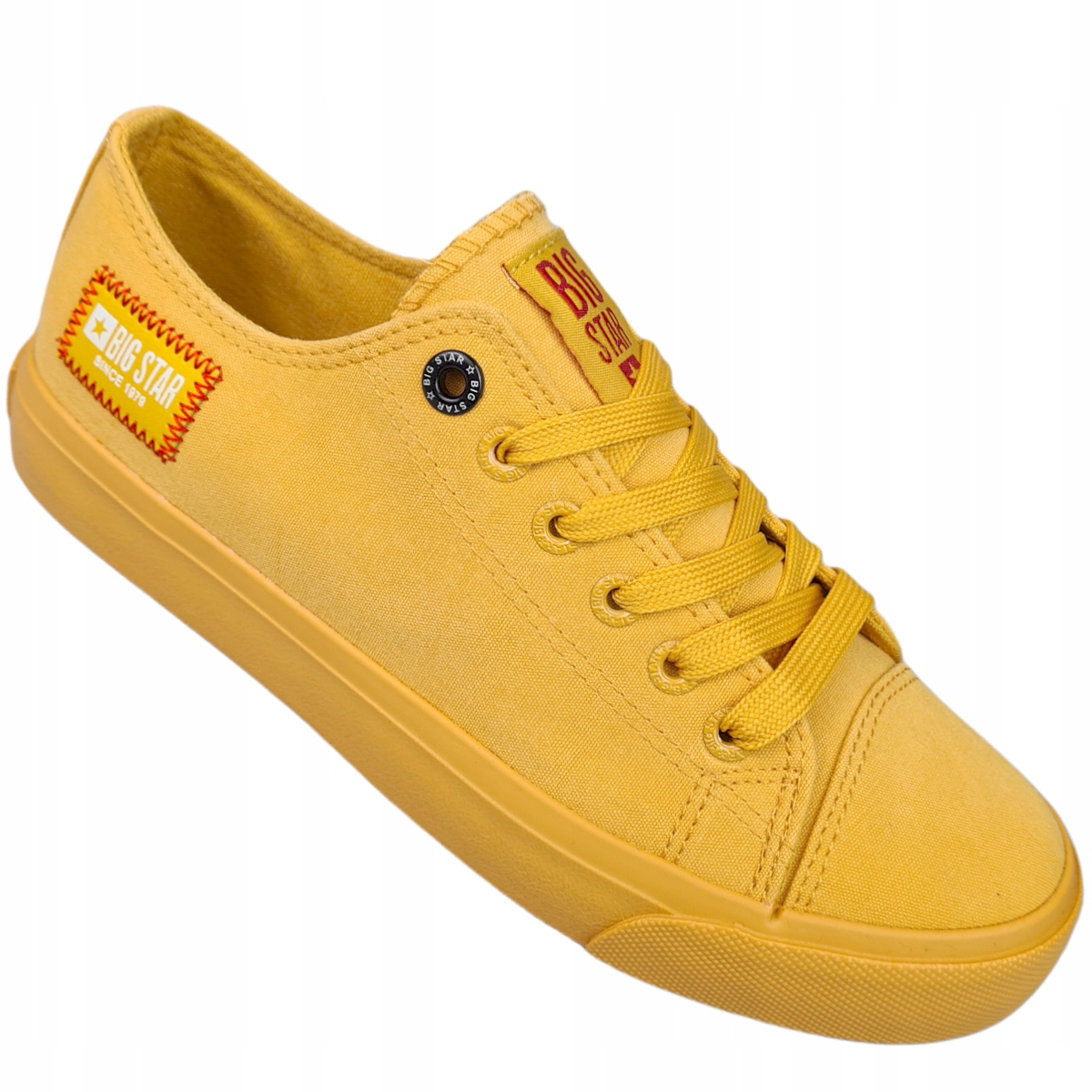 

Big Star stylowe trampki damskie żółte HH274134 39