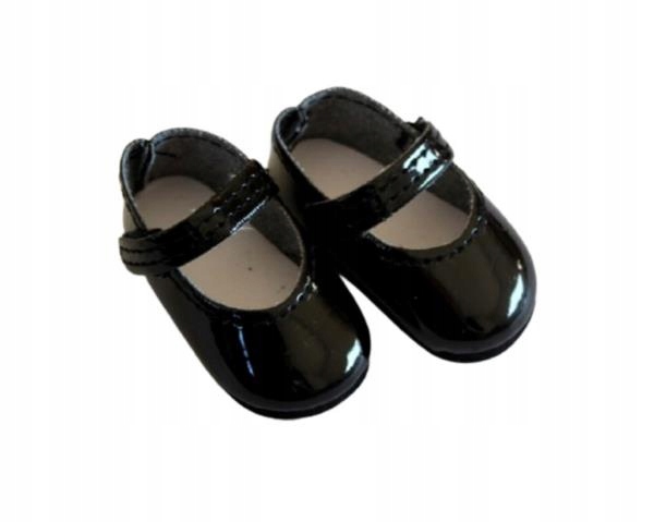 PIĘKNA CZARNE BUCIKI DLA LALEK PAOLA REINA 32CM