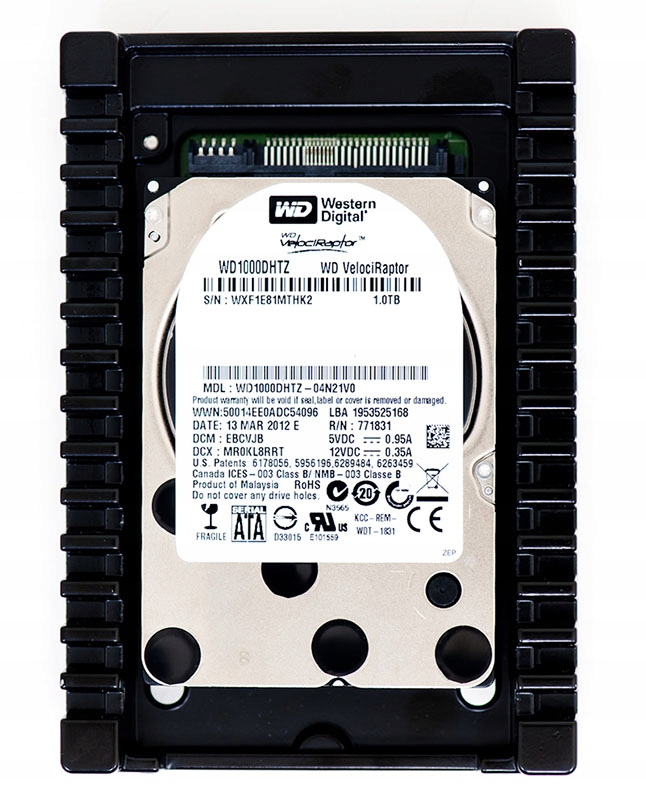 Wd Velociraptor 1TB 10K Sata III 3.5'' WD1000DHTZ