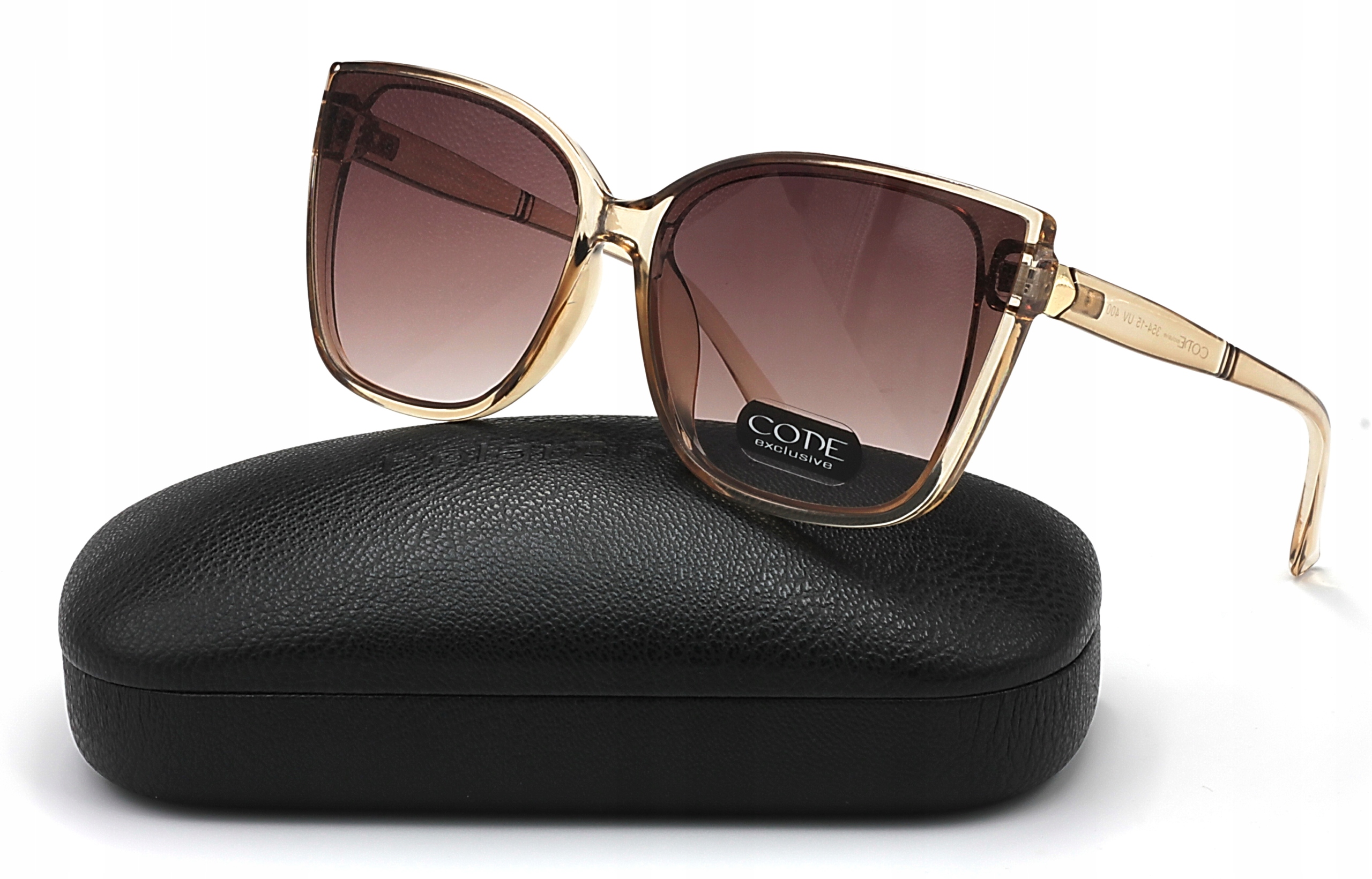 

Okulary Przeciwsłoneczne Damskie Cieniowane Etui