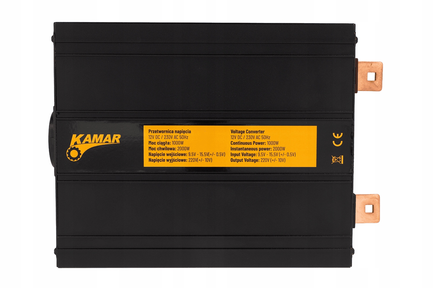 Automobilový menič napätia 12V/230V 1000W Max Skok 2000W