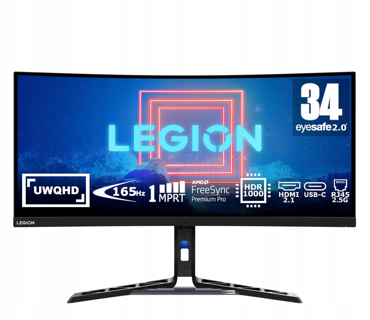 Led Monitor Lenovo Y34wz-30 (67B0UAC1EU) 34" Uwqhd Va 165 Hz Oc 180 Hz