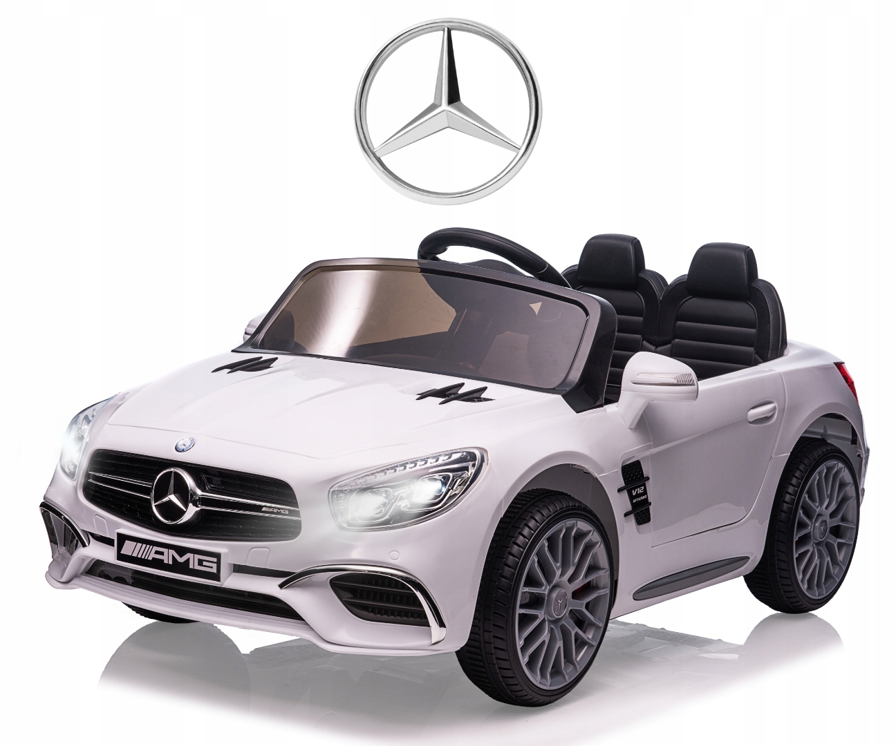 Pojazd Na Akumulator Mercedes Benz SL65 Amg White Milly Mally