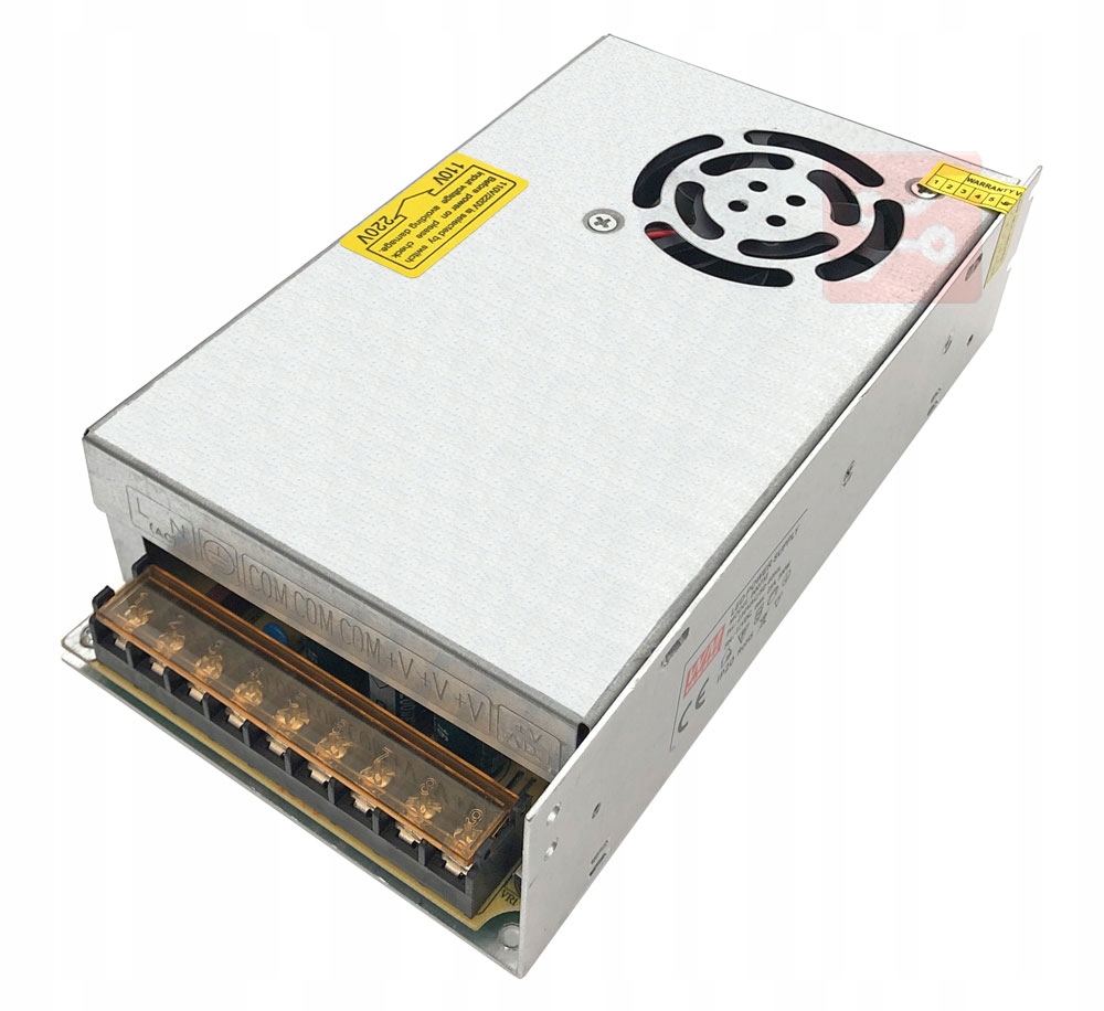 Zasilacz modułowy 12V 300W 25A do led, cctv, rtv Rodzaj impulsowy modułowy sieciowy