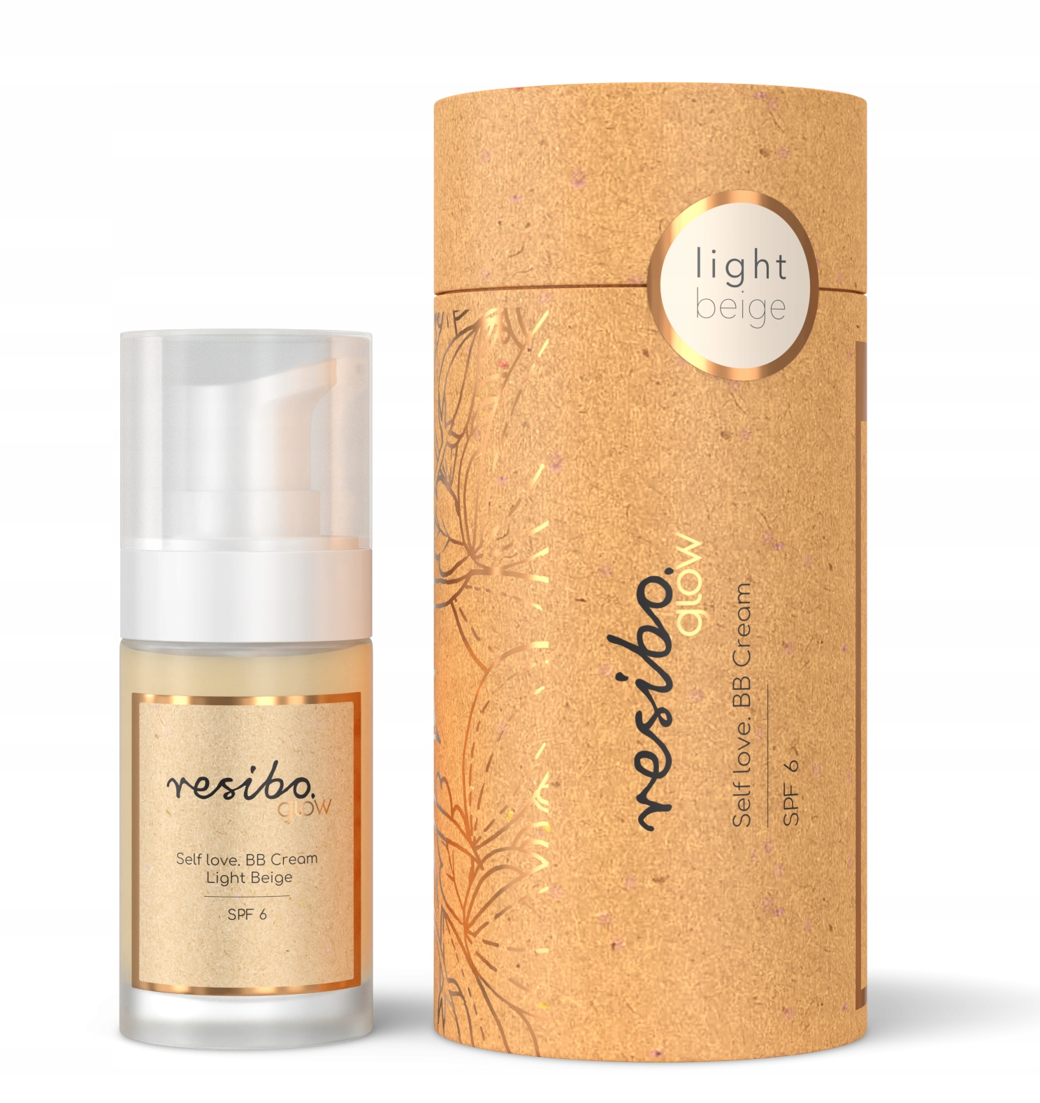 Resibo Bb krém Glow Self Love Spf 6 Světle Beige