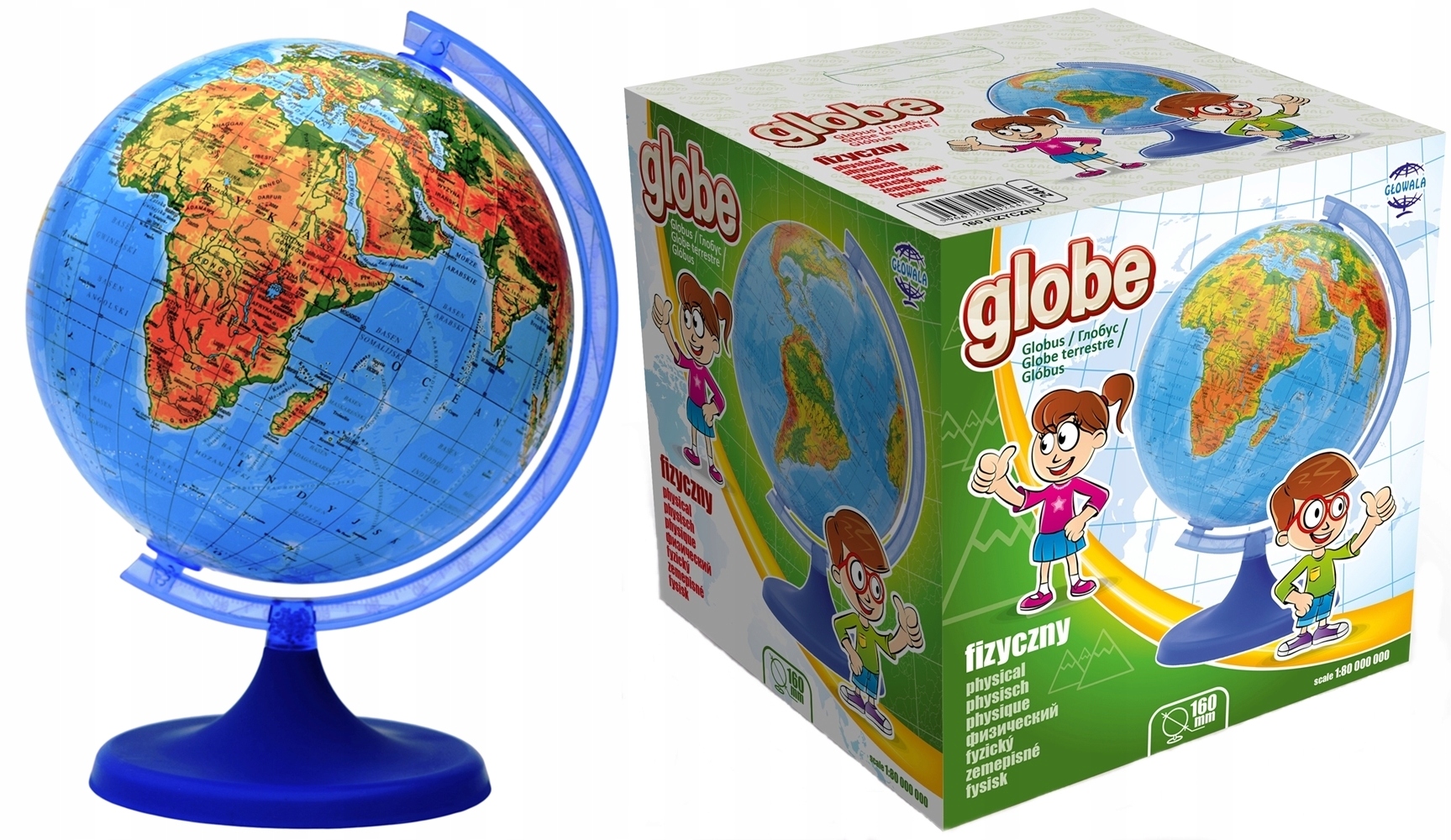 Globus Fizyczny 160 mm + KARTON *** NA PREZENT ***
