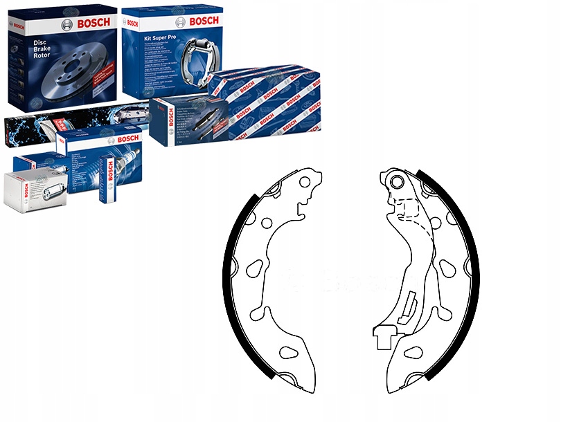 Bosch Sada Brzdových Čelistí 77365795 77366214