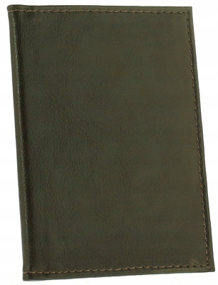 ETUI OKŁADKA NA LEGITYMACJĘ DOKUMENTY KARTY SKÓRA Kolor czarny