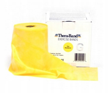 TAŚMA DO ĆWICZEŃ THERABAND GUMA ŻÓŁTA 2,5M Marka Thera-Band